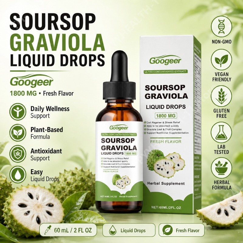 Herbal Wellness Blend - Gouttes liquides de feuilles et de