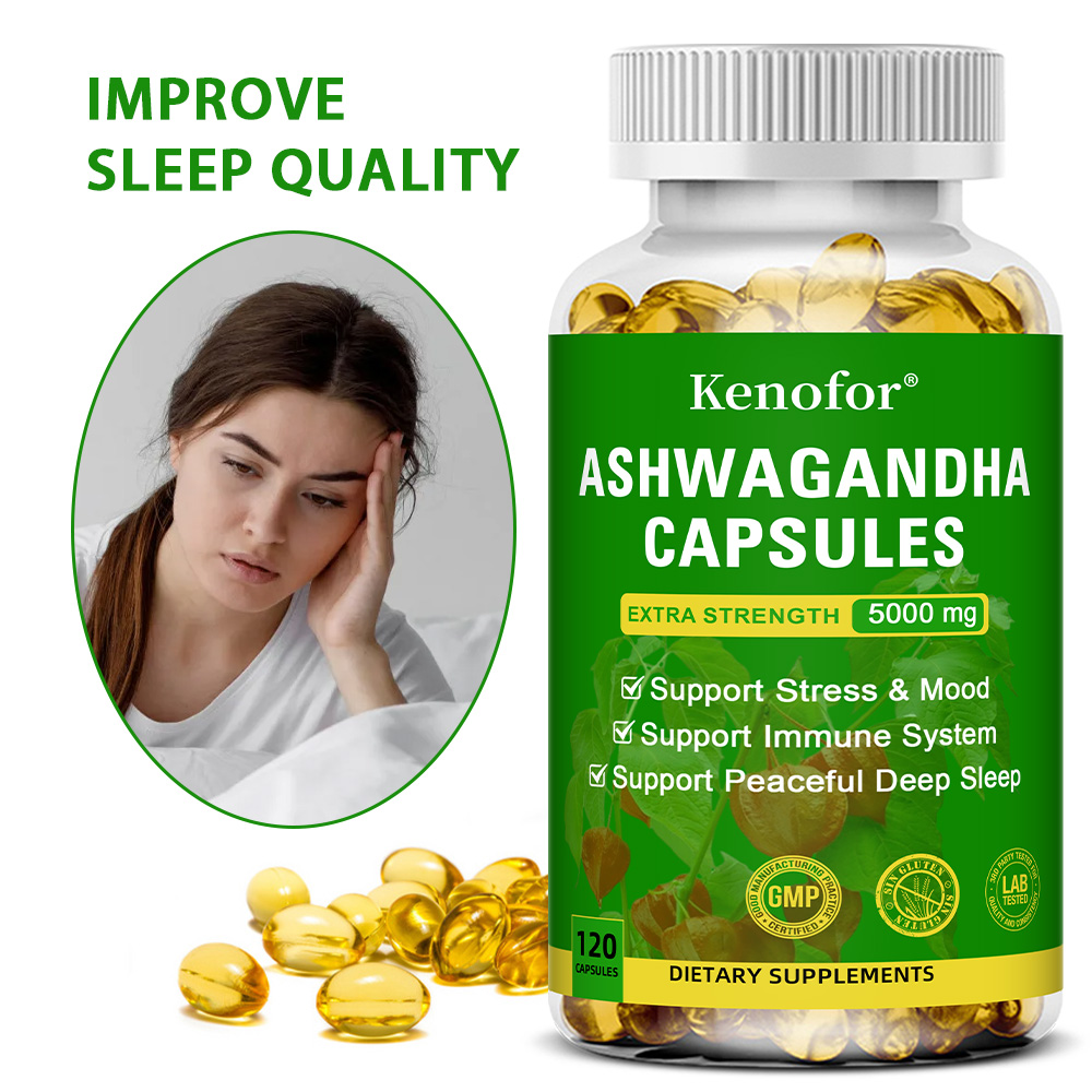 Herbal Wellness Blend - Capsules de complexe d'Ashwagandha 2300 mg,