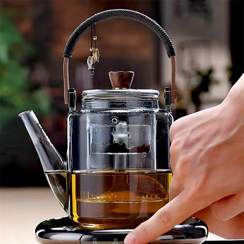 Herbal Tea For Wellness - Bouilloire à thé en verre résistant