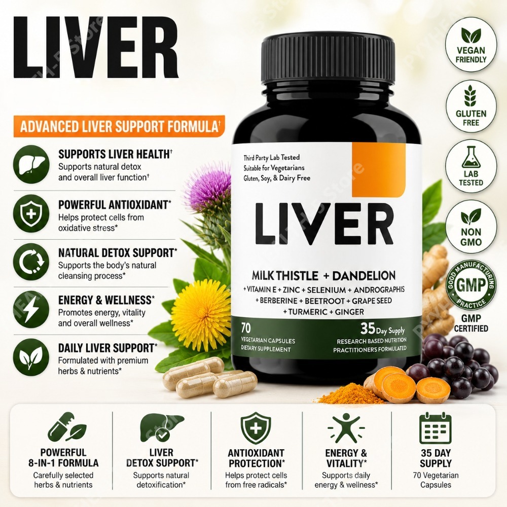 Herbal Wellness Blend - Capsules de Chardon-Marie et Racine de