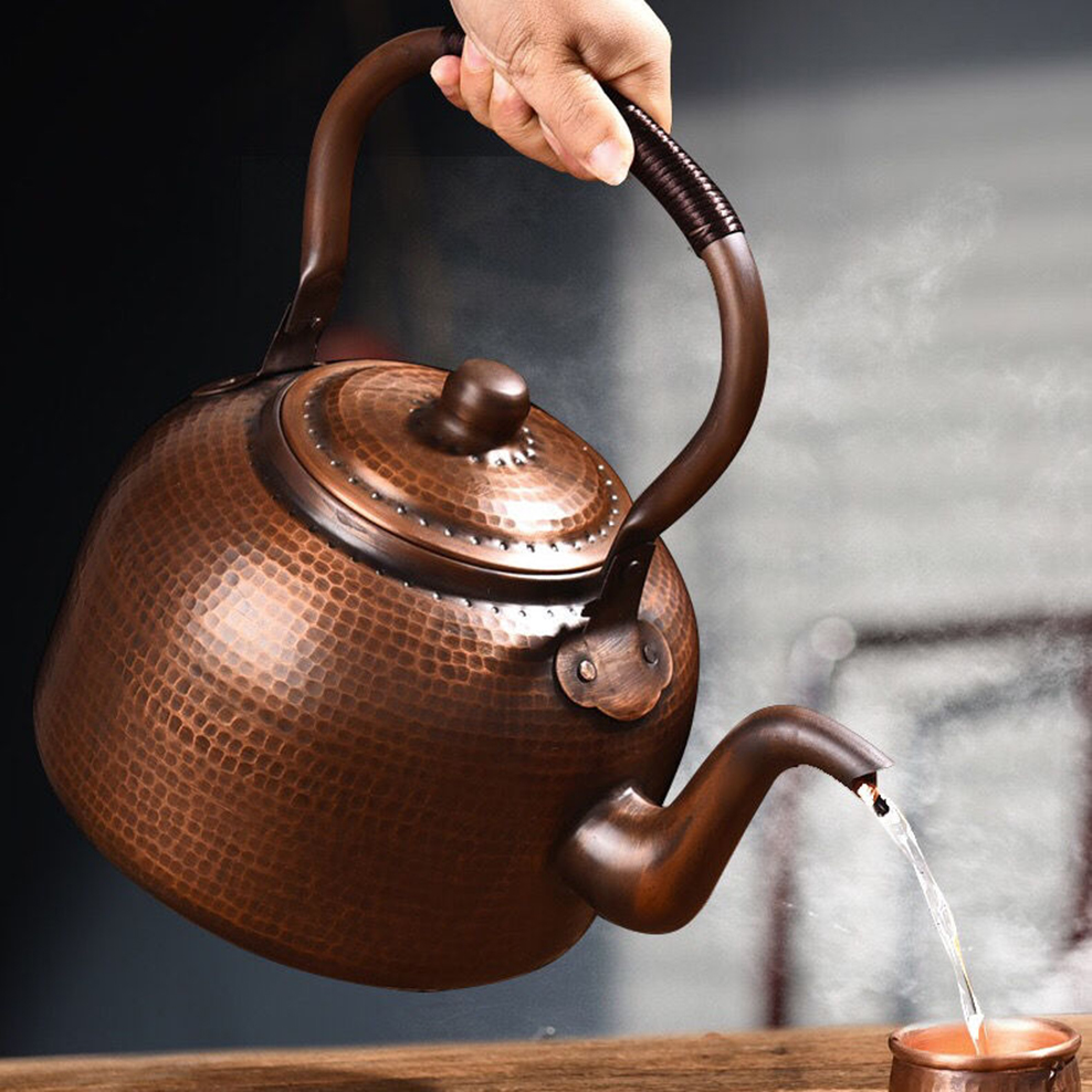Bouilloire bouillante en cuivr - Herbal Tea For Wellness avis et prix