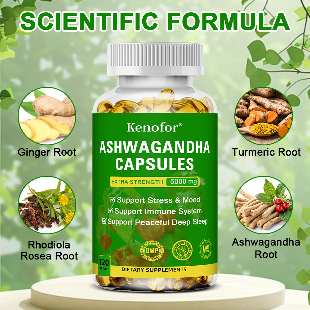 Capsules de complexe d'Ashwaga - Herbal Wellness Blend avis et prix