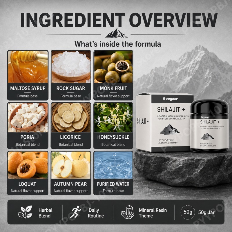 Shilajit+ Résine Minérale Natu - Herbal Wellness Blend avis et prix