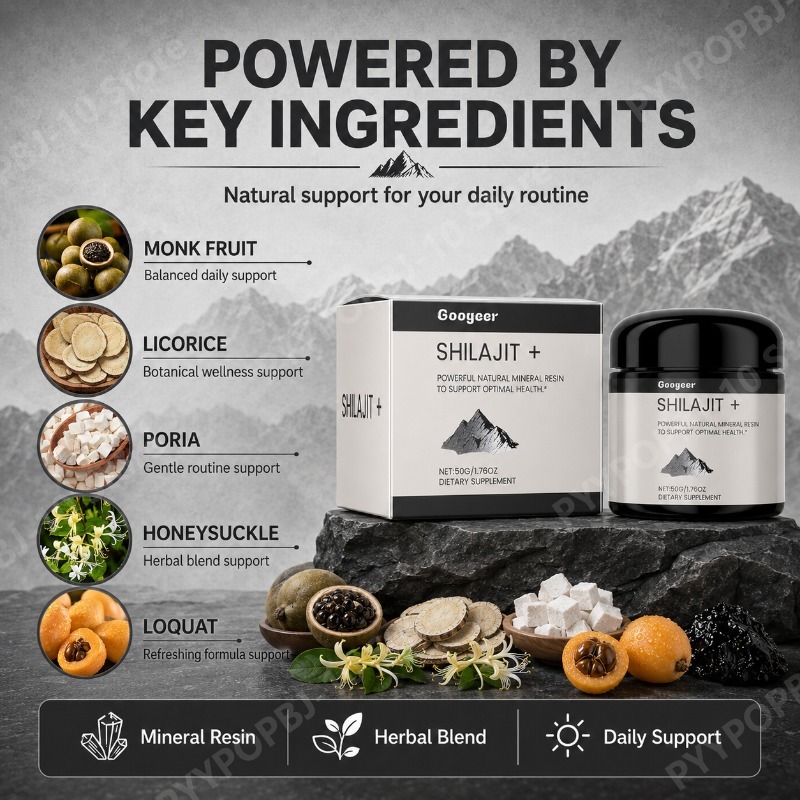 Shilajit+ Résine Minérale Natu - Herbal Wellness Blend avis et prix