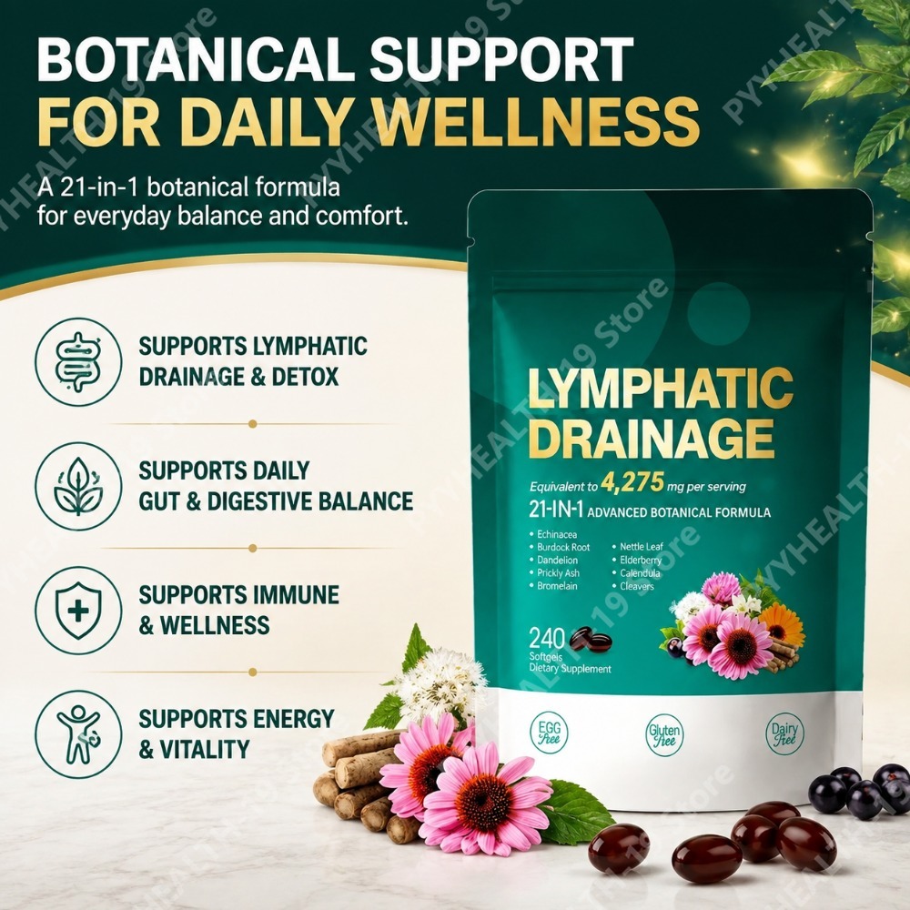 Capsules de drainage lymphatiq - Herbal Wellness Blend avis et prix