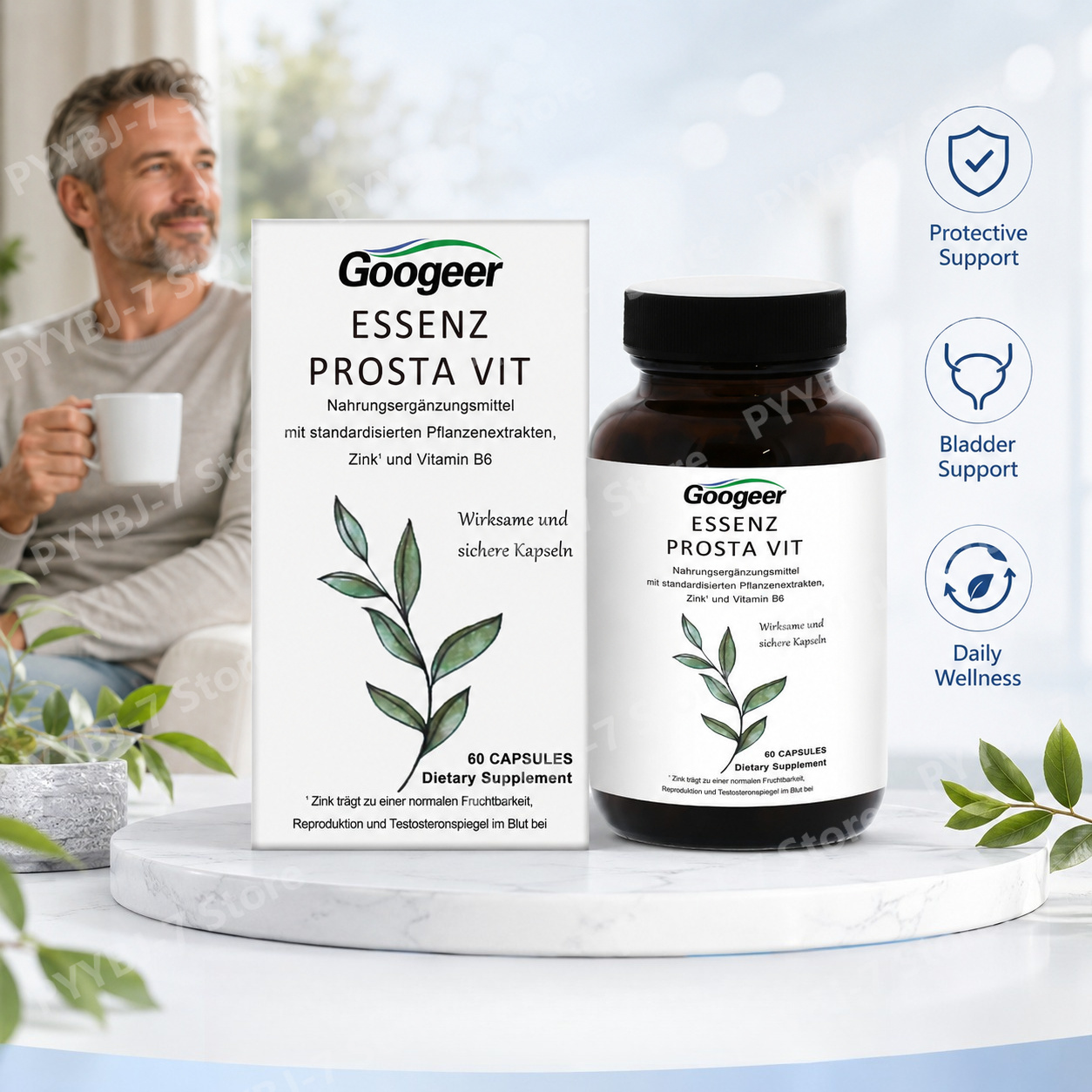 Capsules de bien-être pour hom - Herbal Wellness Blend avis et prix